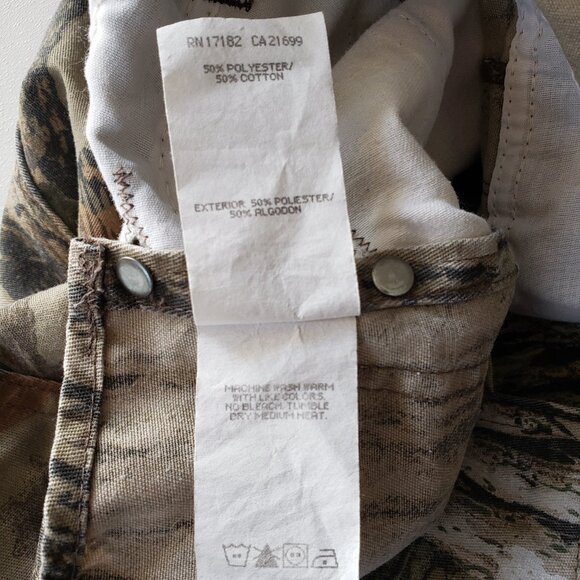 Vintage Liberty Realtree Camo Bib Overalls Size 44 Regular - Picture 11 of 15